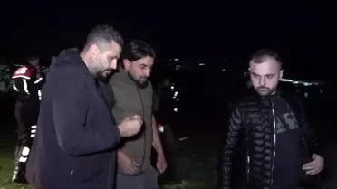 Olay yerinde bulunan silah ve polis ekipleri