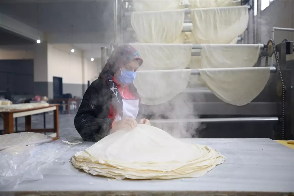 Yufka Üretiminde Kadın Girişimciden 11 Kişiye İş İmkanı