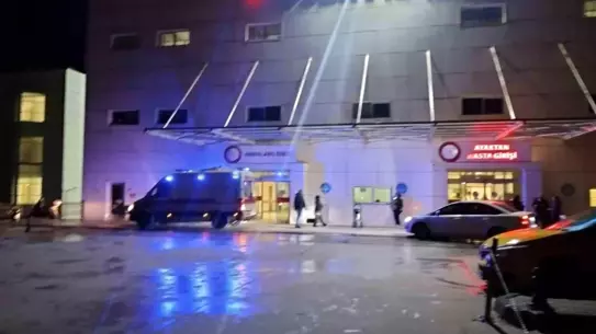 Amonyak sızıntısı sonrası tesis içinde fotoğraf