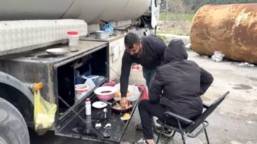 Osmaniye'de Tanker Şoförleri 12 Gün Boyunca Mahsur Kaldı