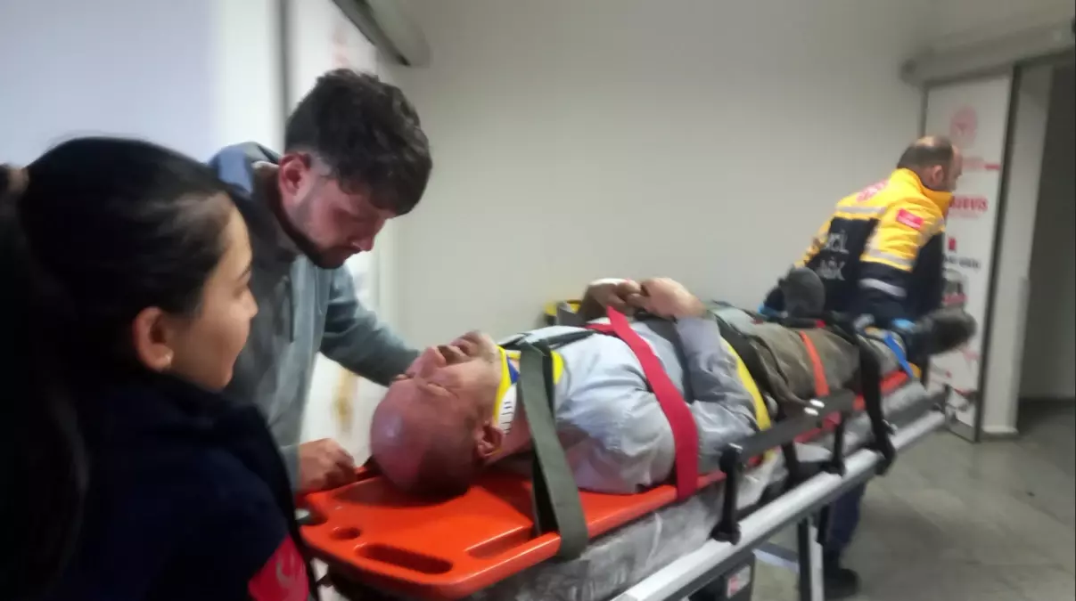 Aksaray'da İnşaat Çalışanı 1. Kattan Düşerek Yaralandı