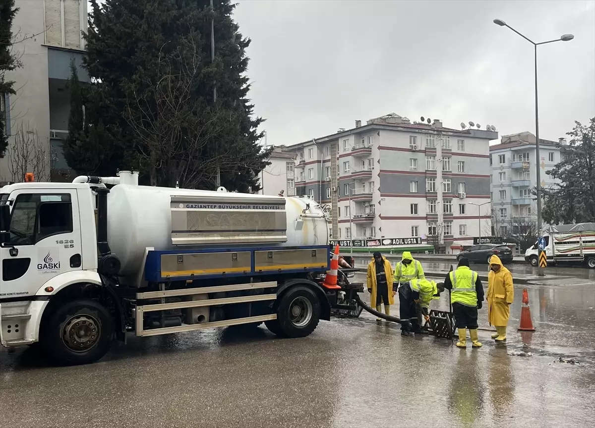 Gaziantep’te Şiddetli Yağışlara Karşı Hızlandırılan Önlemler