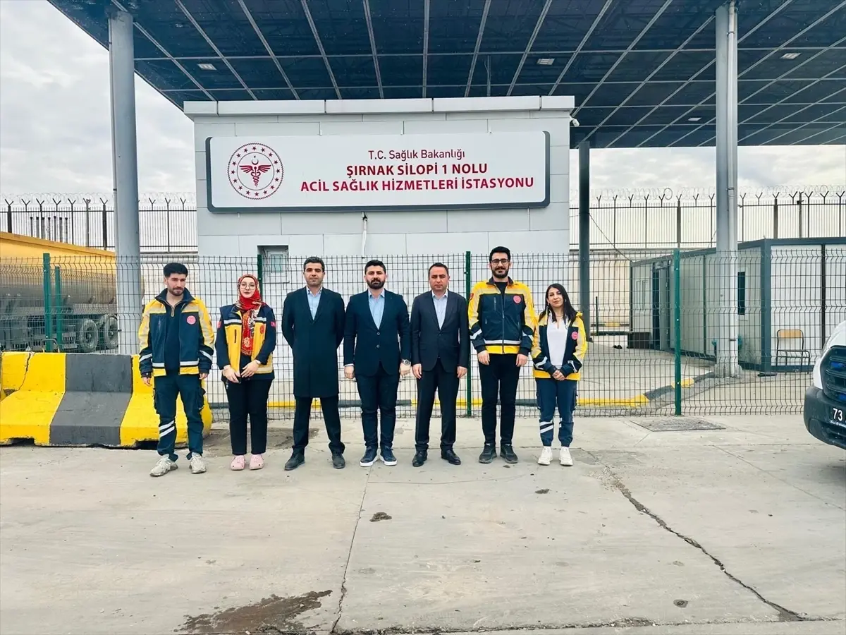 Silopi Kaymakamı Partal, Acil Sağlık İstasyonunda Hizmetleri İnceledi