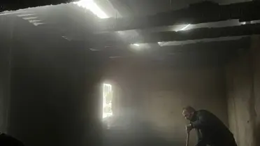 Yangın sonrası evin durumu