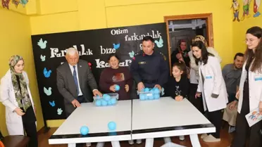 Etkinlikte öğrencilerin yarışma anı