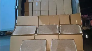 Ele geçirilen makaronlar