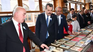 Kütüphane Haftası programı afişi