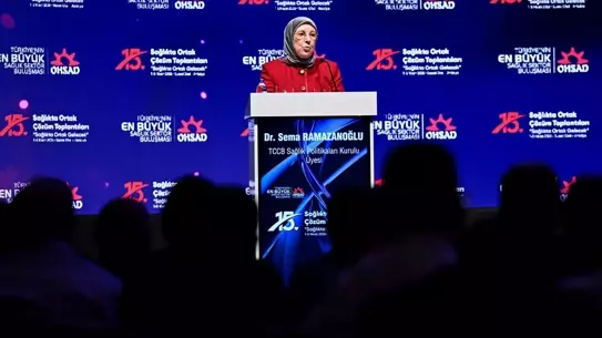 Kurultayda Sunulan Sağlık Vizyonu Sunumu