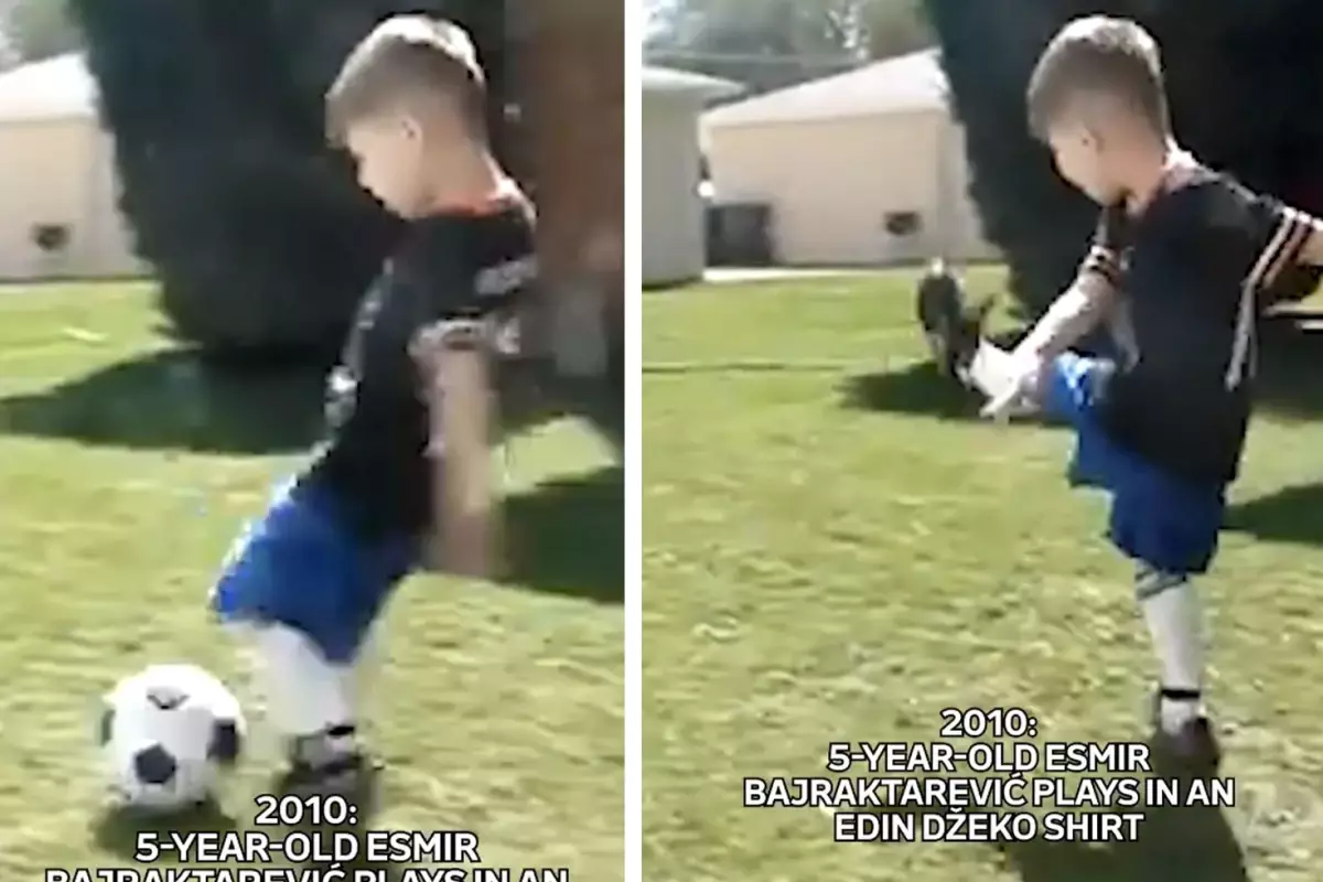Esmir Bajraktarevic'in Çocukluk Anıları: 5 Yaşında Dzeko Formasıyla Futbol