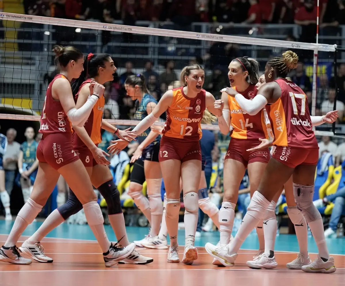 Galatasaray Daikin, CEV Kupası Çeyrek Finalinde Chieri'yi 3-2 Mağlup Ederek Avantaj Kazandı