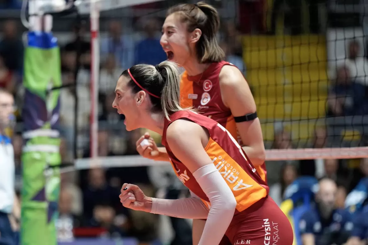 Galatasaray Daikin, Chieri'yi 3-2 Yenerek CEV Kupası Finalinde Avantaj Sağladı