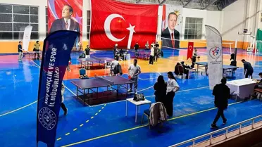 Turnuvada yarışan sporcular