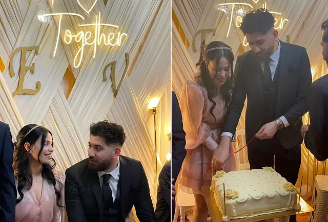 Düğün salonunda Canbay ve Aleyna