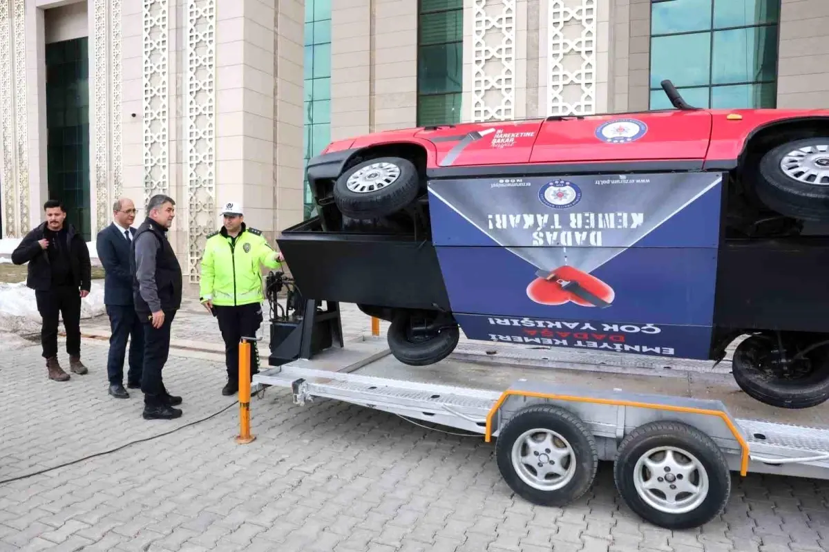 Erzurum’da Emniyet Kemeri Simülasyonu Gerçekleştirildi