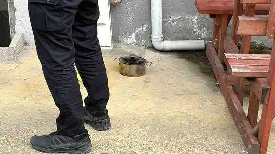 Kapaklı’da yangının ardından söndürülen alevler