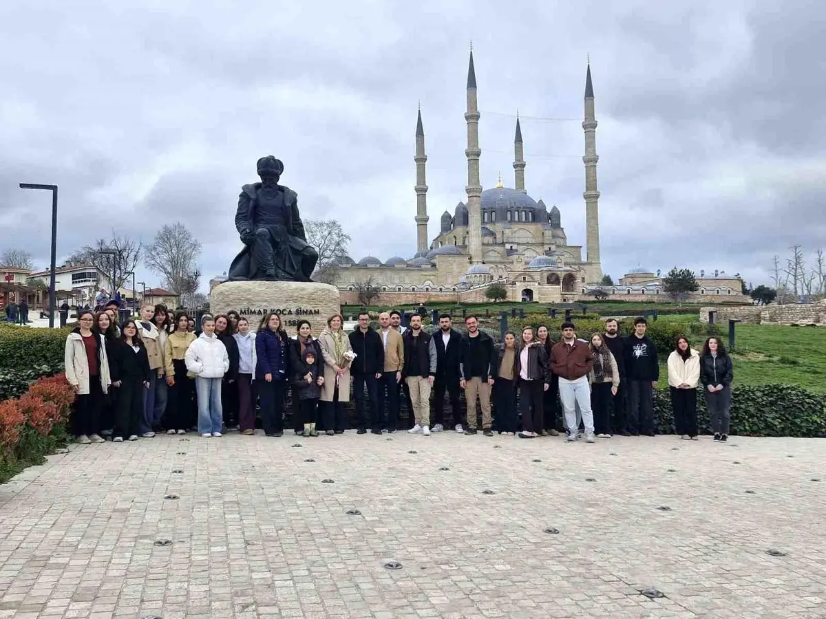 Edirne'de Mimarlık Öğrencileri Mimar Sinan'ın Mirasını Keşfetti
