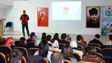 Seminer sırasında sunum slaytı