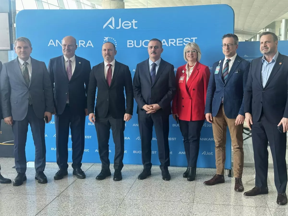 AJet Havayolları’ndan Ankara‑Bükreş Direkt Uçuşları Haftada Üç Kez Başladı