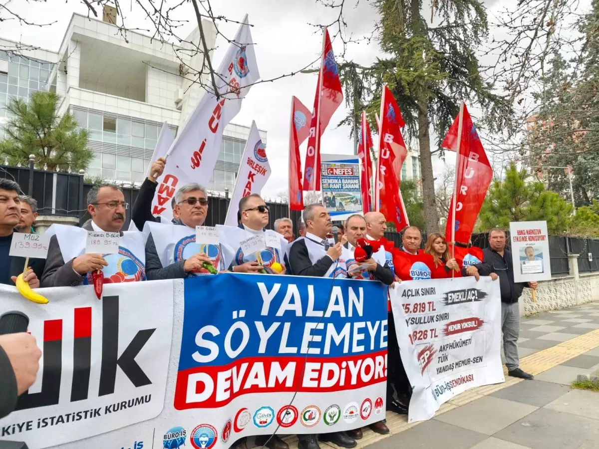 Kamu İşçileri TÜİK Enflasyon Verilerini Protesto Etti: Gerçek Rakamlar Gündemde