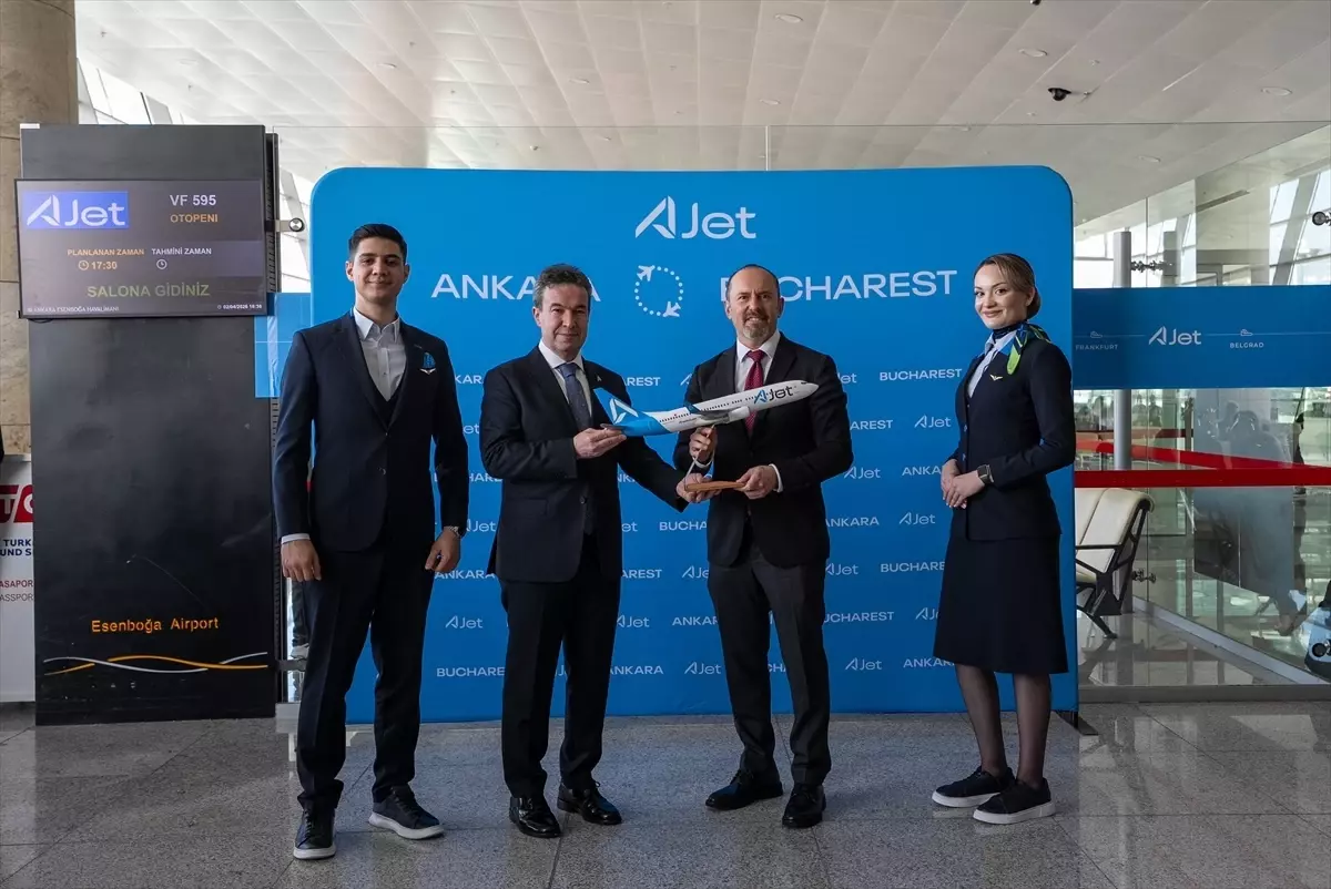 AJet, Ankara‑Bükreş Direkt Uçuşunu Başlattı: Yeni Rotayla Bölgesel Bağlantılar Güçleniyor