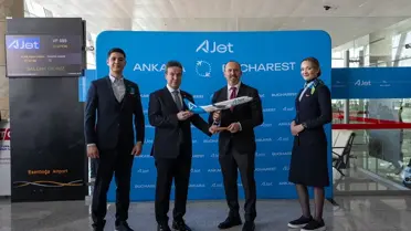 AJet uçakları Ankara‑Bükreş rotasında