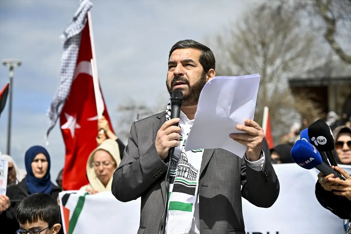 İsrail'in Filistinli Esirlere Yönelik Ölüm Cezası Tasarısı İstanbul’da Sokağa Çıktı