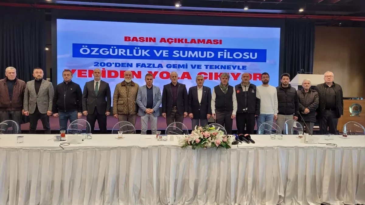 Samsun'dan Gazze'ye Küresel Sumud Yardım Seferi Başlatıldı