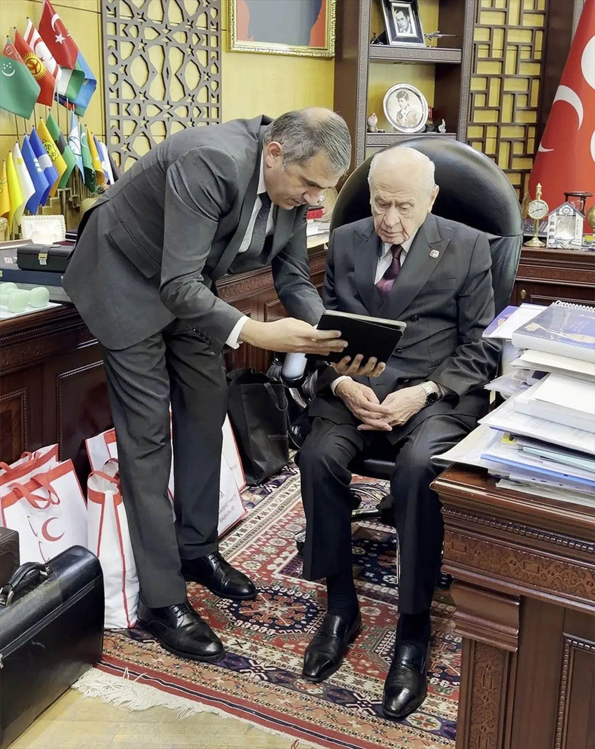 MHP Samsun İl Başkanı Mucur, Bahçeli ile Ramazan Çalışmalarını Görüştü