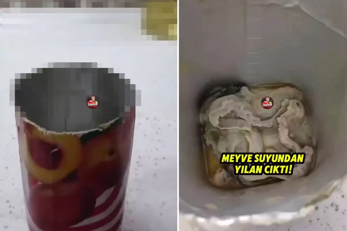 İzmir'de Meyve Suyu Şaşkınlığı: Şişeden Çıkan Gizemli Nesne Neydi?