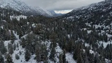 Karla kaplı Akseki‑Seydişehir yolu