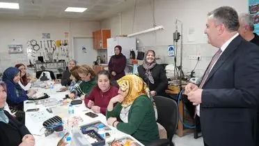 Agat taşı işleme atölyesi