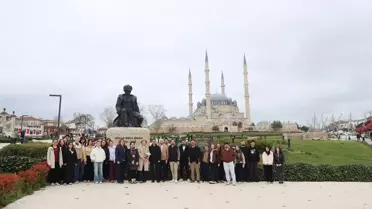 Restorasyon sonrası Selimiye Camii iç mekanı