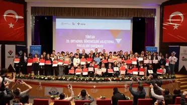 Ödül Töreninde Proje Sunumu