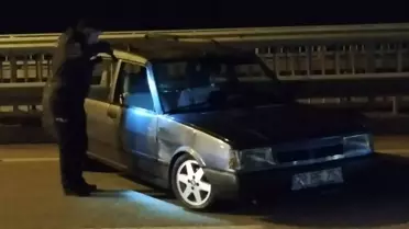 Giresun’da trafik kazası sahası