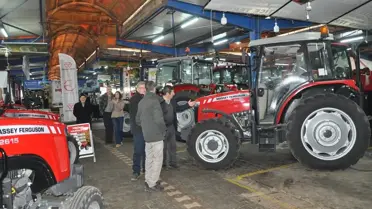 Fuar alanında sergilenen ürünler