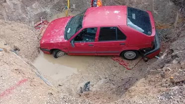 Kazada yaralanan sürücü