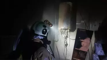 Yangın sonrası salonun durumu