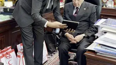 MHP Samsun İl Başkanı Burhan Mucur'un Bahçeli'ye sunduğu rapor