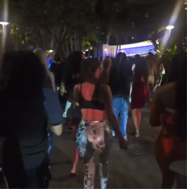 Chris Brown çıkış anı