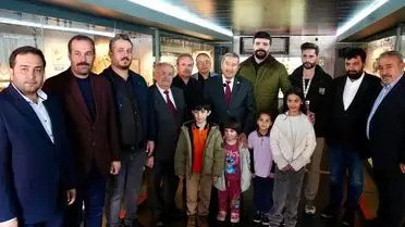 Darende'de Çanakkale Savaşları Mobil Müzesi Ziyaretine Yoğun İlgi