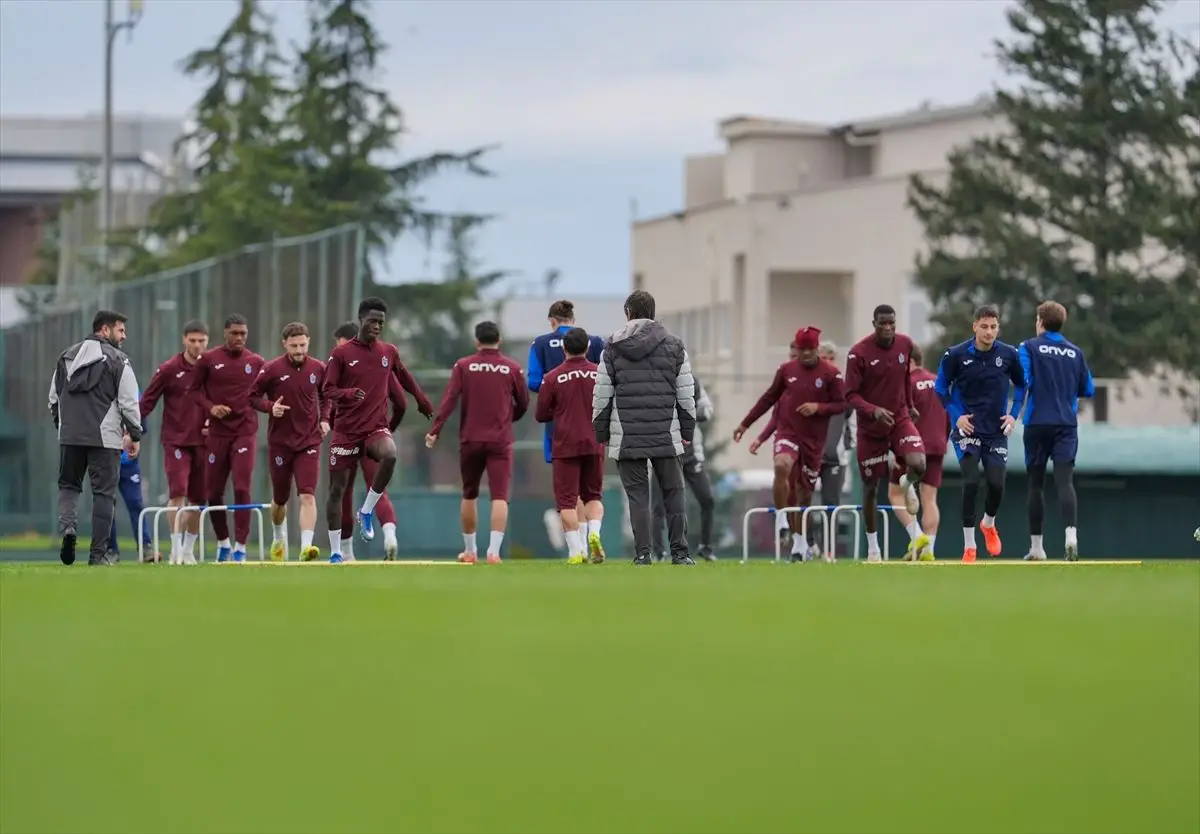 Trabzonspor, Galatasaray Maçına Son Hazırlıklarını Tamamladı