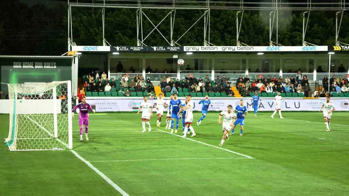 Bodrum FK, Ümraniyespor'u 1-0'lık Dar Mağlubiyetiyle Geçti