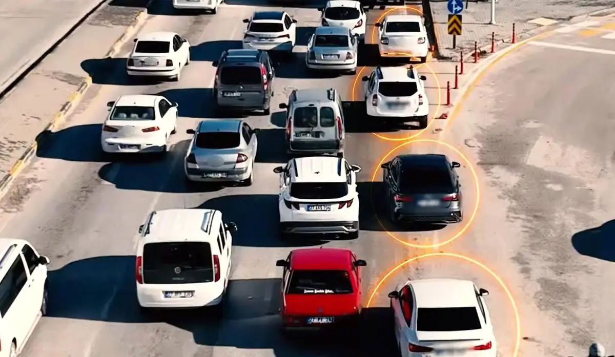 Gaziantep’te Şerit İhlali Yapan 412 Sürücüye 419.380 TL Ceza Kesildi