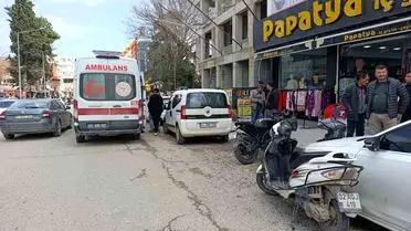 Motosikletin çarptığı yaya