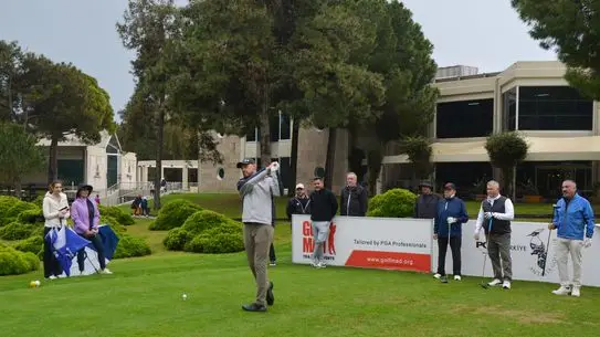 Serik Golf Sahası'nda yarışma anı