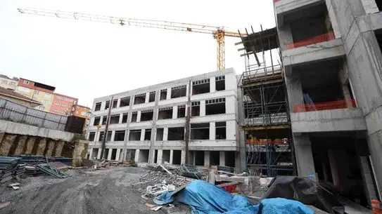 Kağıthane yeni okul projesi inşaat aşaması