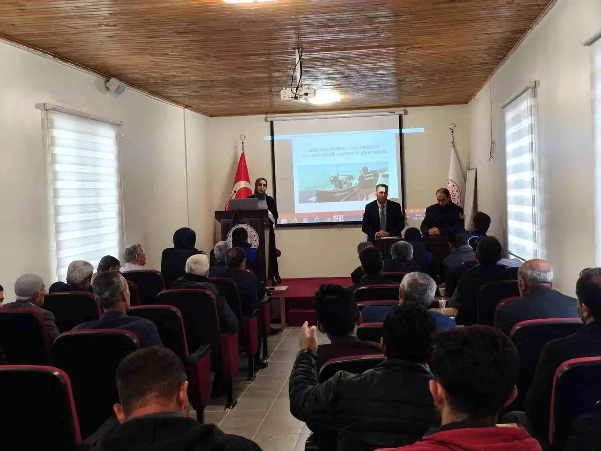 Kahta'da Su Ürünleri Av Yasağı Konusunda Denetim Artışı ve Bilgilendirme Toplantısı