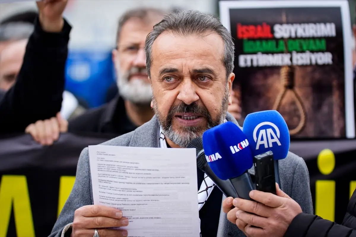 ANFİDAP, ABD Büyükelçiliği Önünde İsrail’in İdam Yasasına Karşı Görkemli Protesto Düzenledi