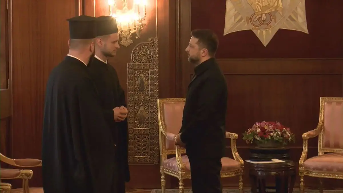 Zelenski, İstanbul’da Fener Rum Ortodoks Patrikhanesi’ni Ziyaret Etti