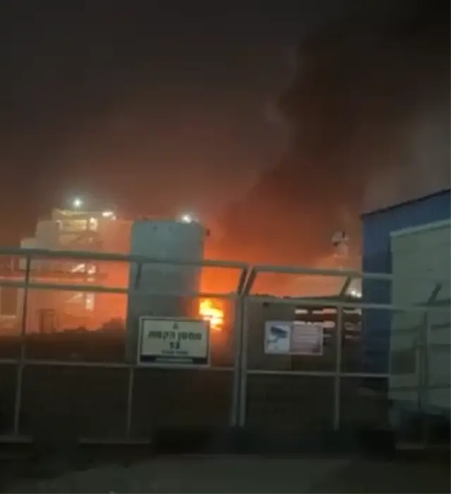 İsrail’deki yangın sonrası görüntüler